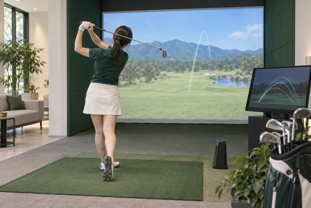 ゴルフ スイング プロ 比較｜スコア100台が見る骨格3点と視差